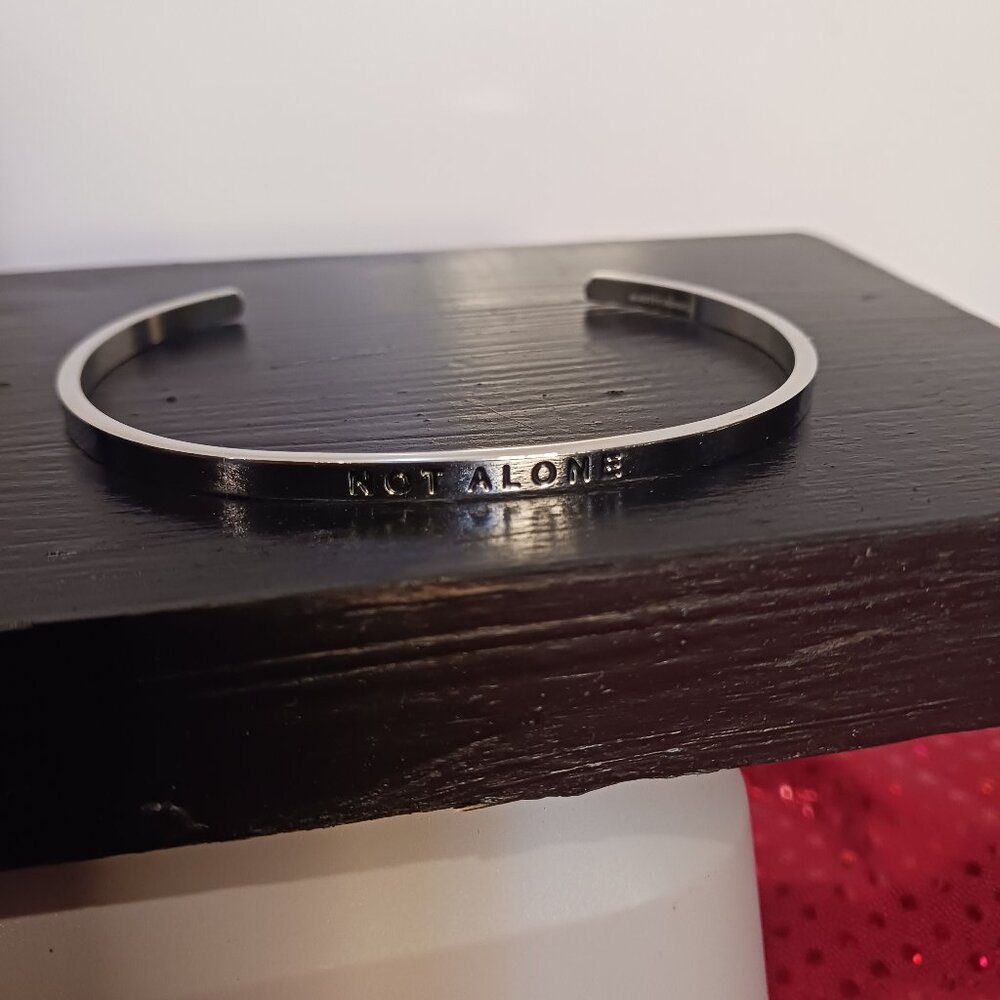 Not Alone Mantra Band Bracelet